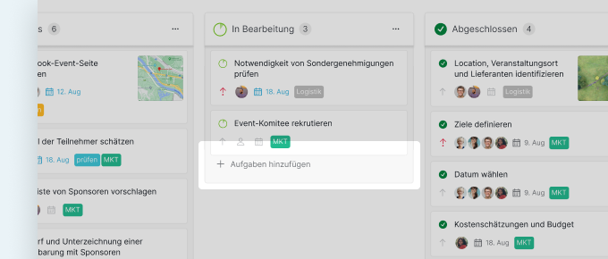 Add task in Kanban