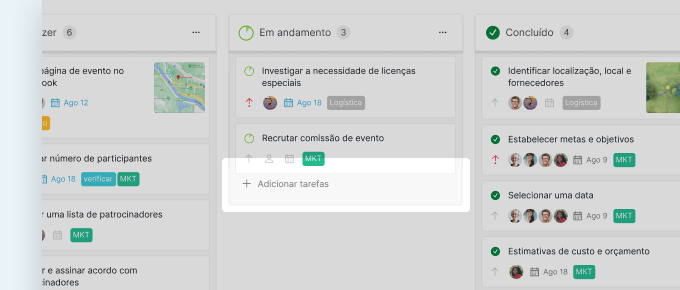 Add task in Kanban