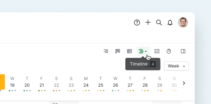 Quire Gantt chart